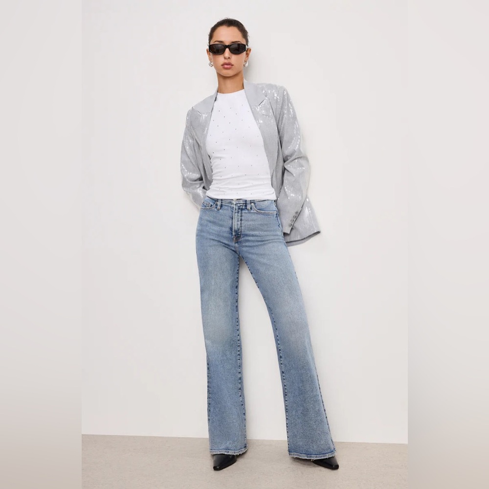 Good American Light Blue High Rise Jeans